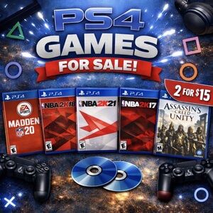 Sony PS4 Games Bundle ✨ Choose 2 for $15